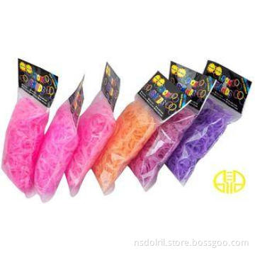 Fun Loops Red Rainbow Loom Rubber Band bracelet making kit